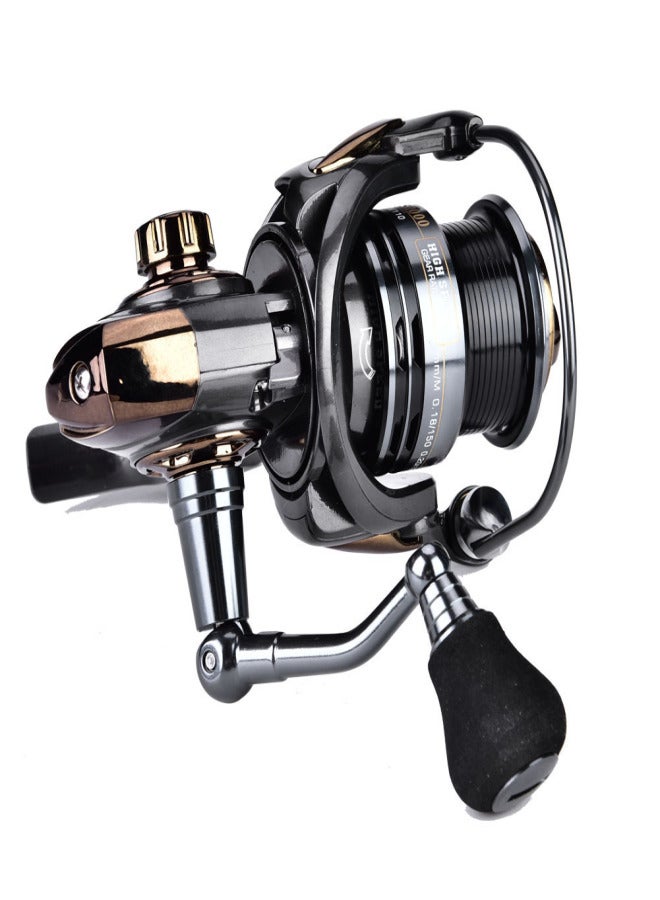 DEUKIO High speed Sea Fishing Reel 7.1:1 Match Spool Spinning Reel for Quick Casting (HS2000) - Image 4