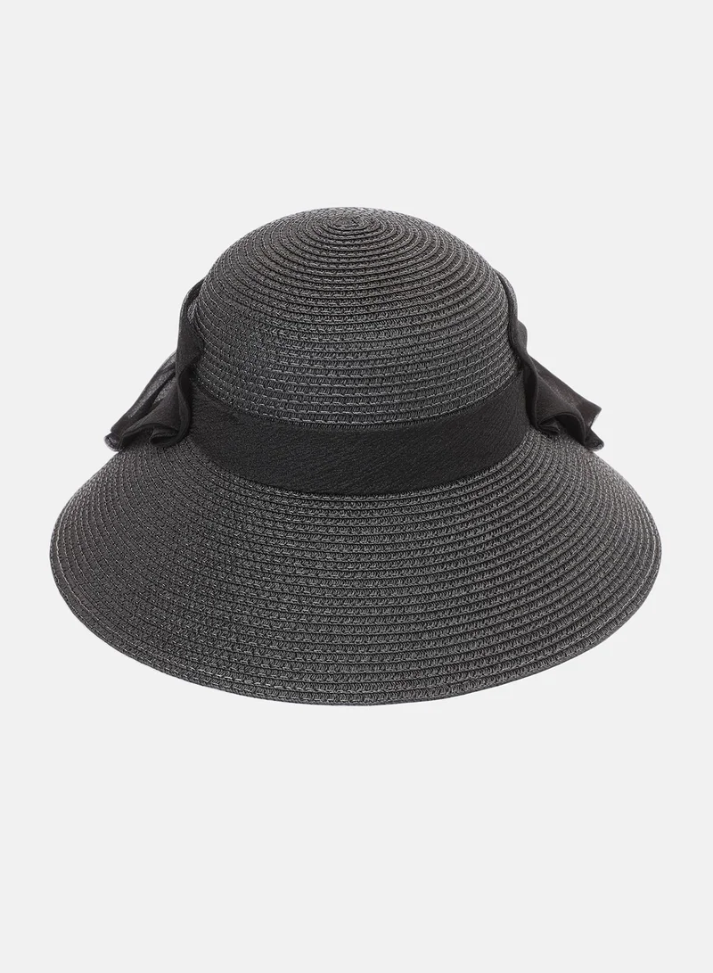 Haute Sauce Women's Countryside Sun Hat - Midnight Black