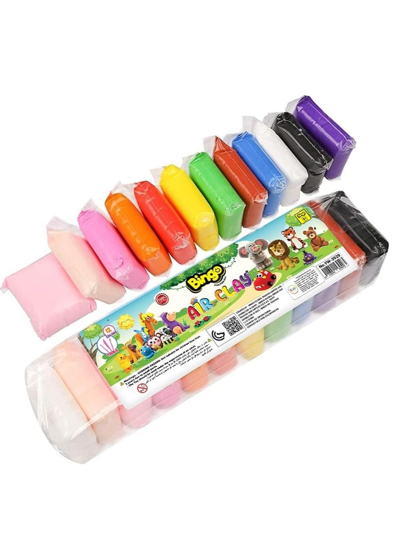 Generic Bingo Air Clay 12 Small Bags + Tools, Child - Image 2