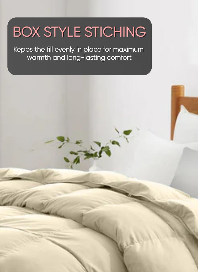 Blueberry Stone Colour Microfiber King Size Soft Duvet 240 X 260Cm - Image 4