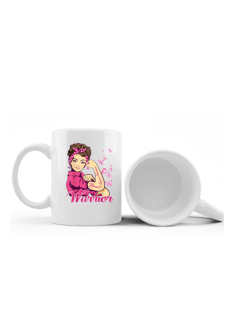 PRINTSHOP4ME PinkCancer Awareness Coffee Mug PinkCancer Survivor Gifts For Women Girl Gifts For Patients Mug Beating PinkCancer Gifts Mug - Image 3