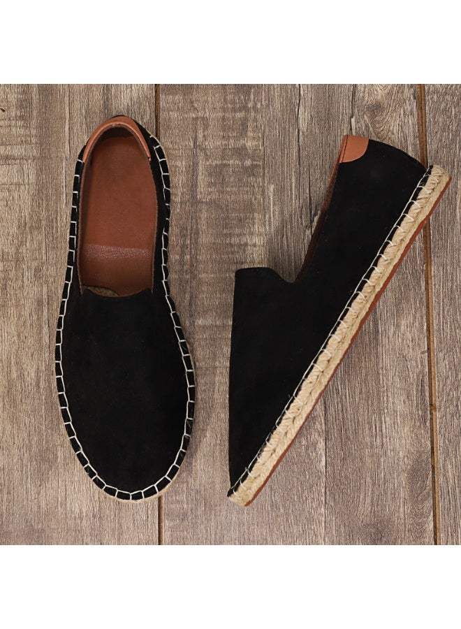 Retro Breathable Canvas Fisherman Shoes - Men's Summer Casual Footwear