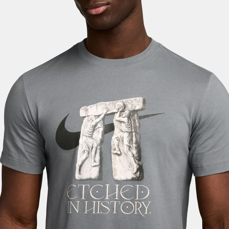 Nike Grey Men's Etched T-Shirt for Men | Best Price UAE