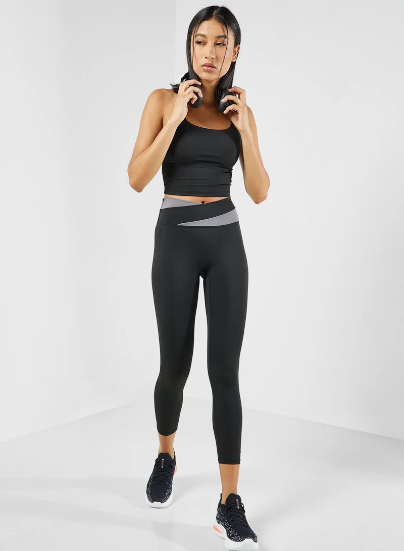 FRWD Cutout Back Detail Vest & 3/4Th Legging Set