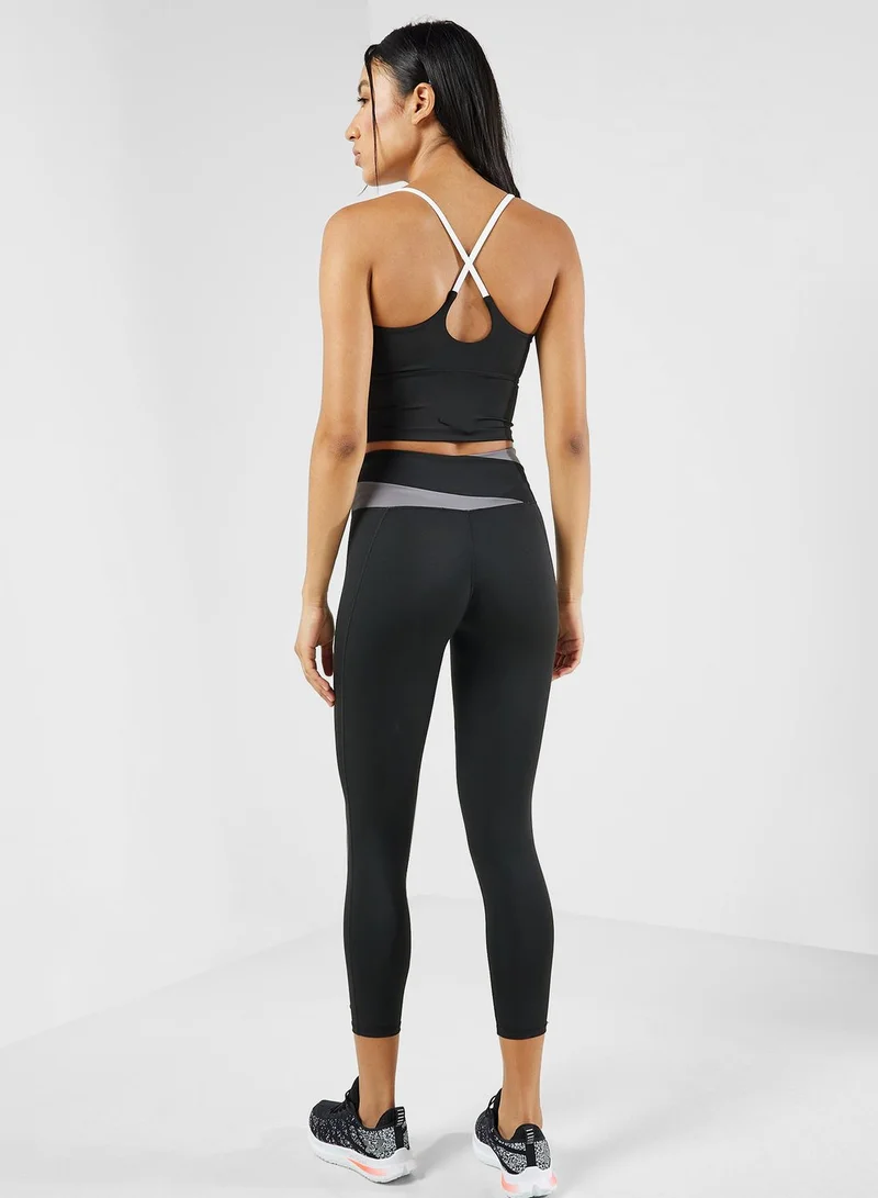 FRWD Cutout Back Detail Vest & 3/4Th Legging Set