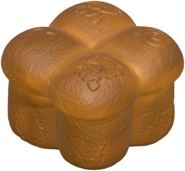 Kiibru 2025 Petals Jumbo Bread Squishy Slow Rising Bear Scented Bread Squishies Stress Relief Toys Gift  (Bread) - Image 1