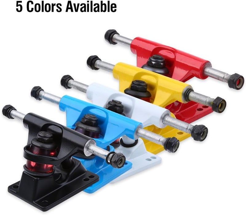 Skateboard Truck,2pcs Skateboard Trucks Combo 3.25inch Wheels ABEC Longboard Skatebaord Accessory - Image 5