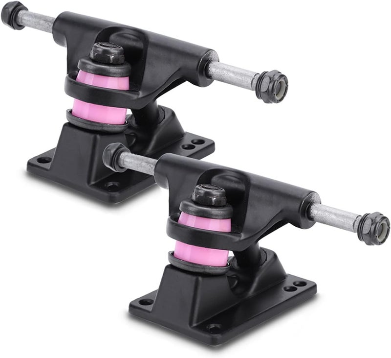 Skateboard Truck,2pcs Skateboard Trucks Combo 3.25inch Wheels ABEC Longboard Skatebaord Accessory - Image 1