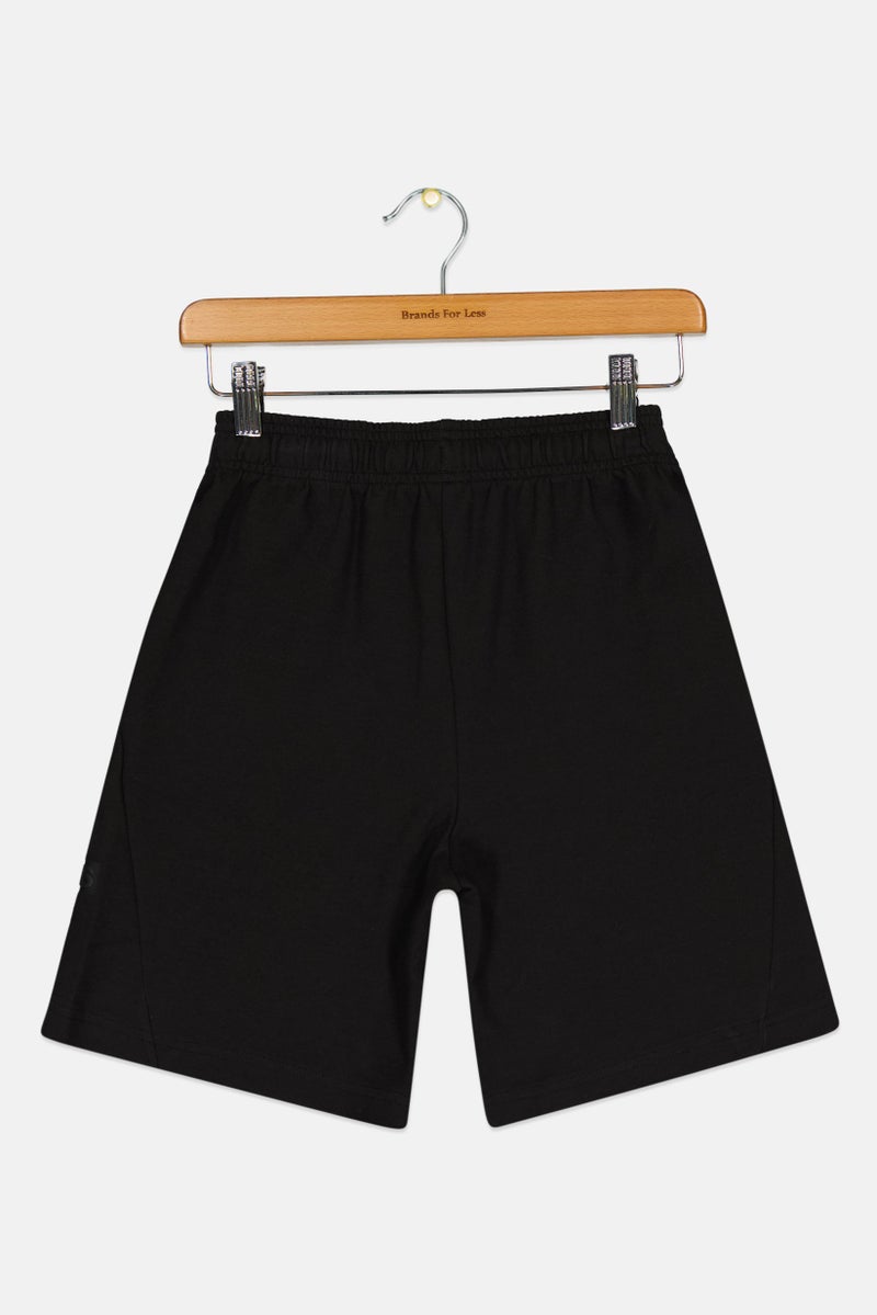 Adidas Kids Boy Sportswear Fit Outdoor Shorts, Black  - Image 2