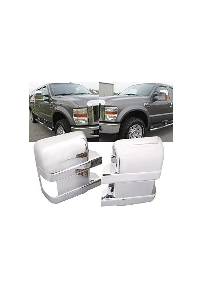 TX Racing Chrome Plated ABS Plastic Door Full Mirror Covers for Ford F250 F350 F450 Super Duty 2008-2016 - Image 3