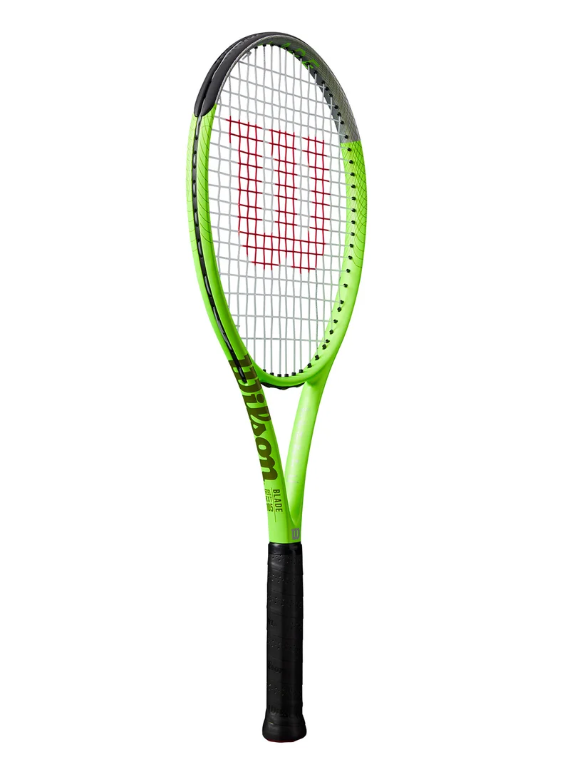 Wilson Blade Feel Rxt 105 Tennis Racket, 16x19, Adults, Beginners/ Intermediate - Green/ Black
