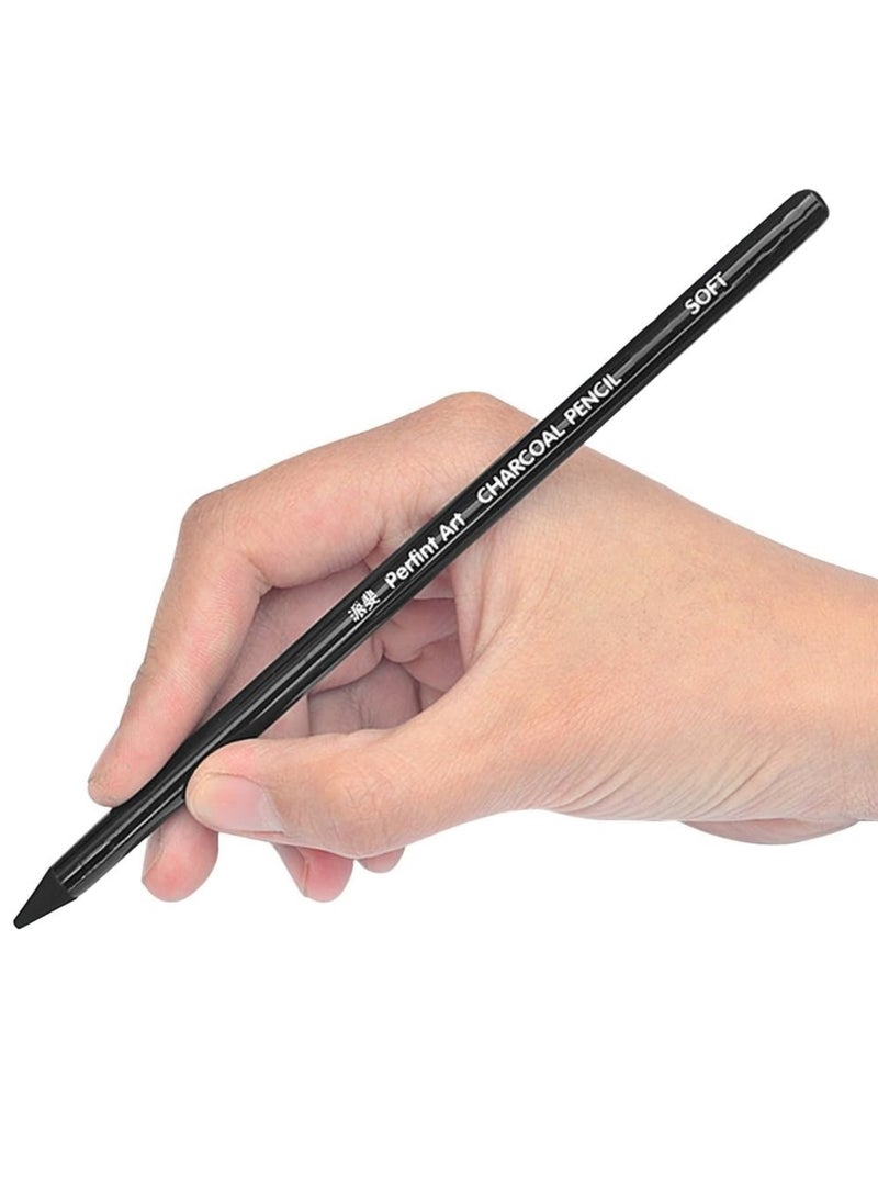 Perfint Art-Woodless Charcoal Pencil Set of 3 - Image 2