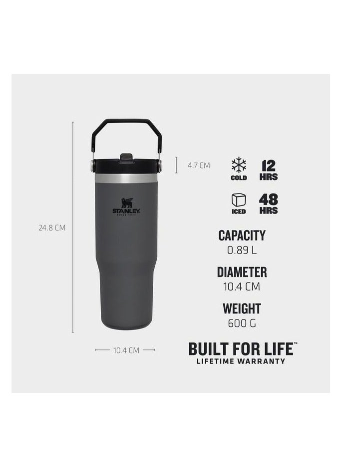 Stanley Stanley Ice Flow Stainless Steel Tumbler Vacuum Insulated Water Bottle for Home Office or Car Reusable Cup Straw Leakproof Flip - Image 2
