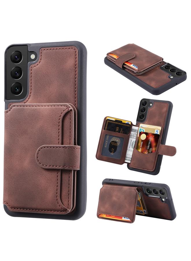 اس-توب جراب لهاتف Samsung Galaxy S22+ 5G Skin Feel Dream مضاد للسرقة ومضاد للصدمات وحقيبة بطاقات محمولة - Image 1