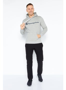 Champion Men Sportswear Fit Long Sleeve Outdoor Sweatshirt, Grey  - Image 3