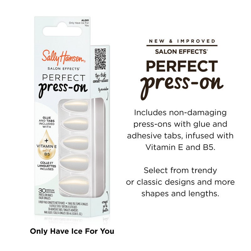 Sally Hansen أظافر سالي هانسن سالون إيفيكتس المثالية القابلة للتطبيق - 001 - لدي فقط جليد من أجلك - Image 2