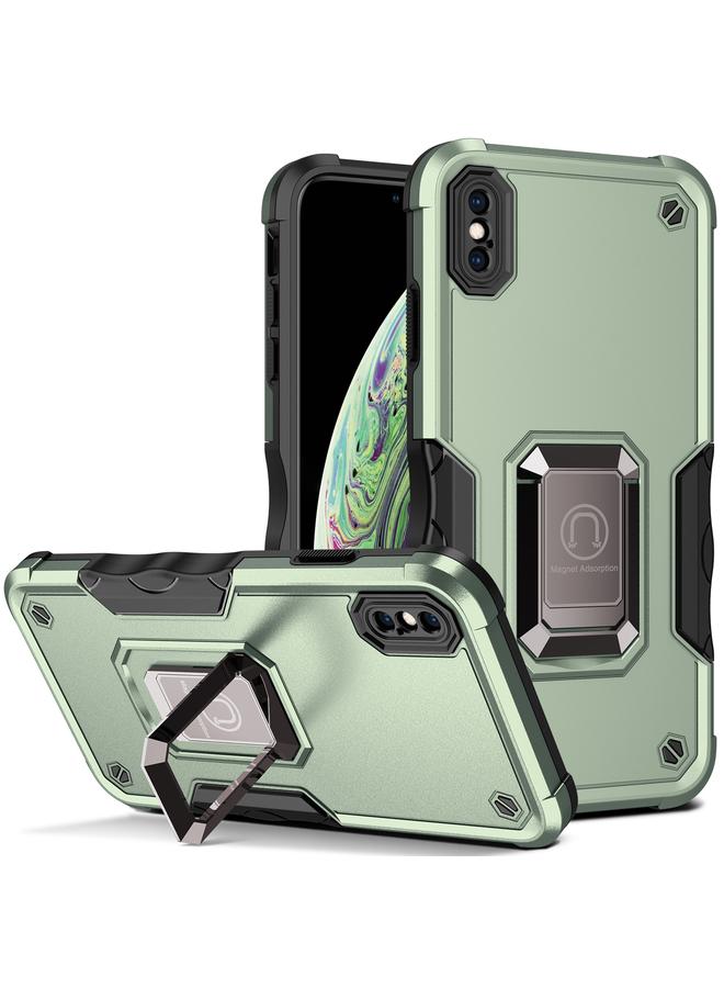 S-TOP Case For iPhone X / XS Ring Holder Non-slip Armor Phone Case - Image 1