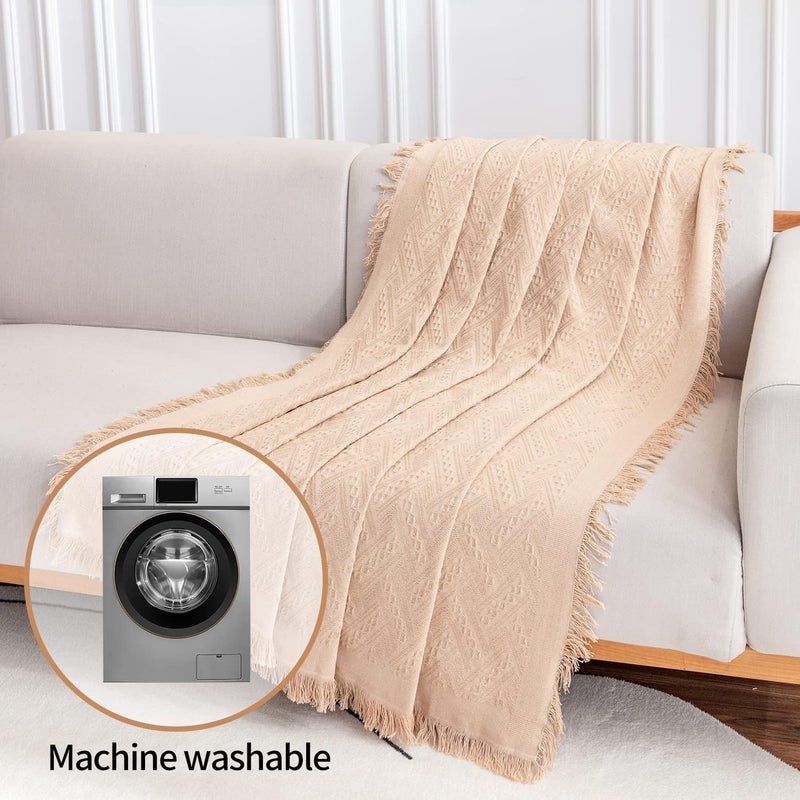 DEEPDREAM Deep Dream Sectional Couch Covers, 2 Pieces Sectional Sofa Cover, L Shaped Couch Covers, Couch Cover for Sectional Sofa (X-Large, 63" x 110" + 71" x 118, Brown) - Image 5