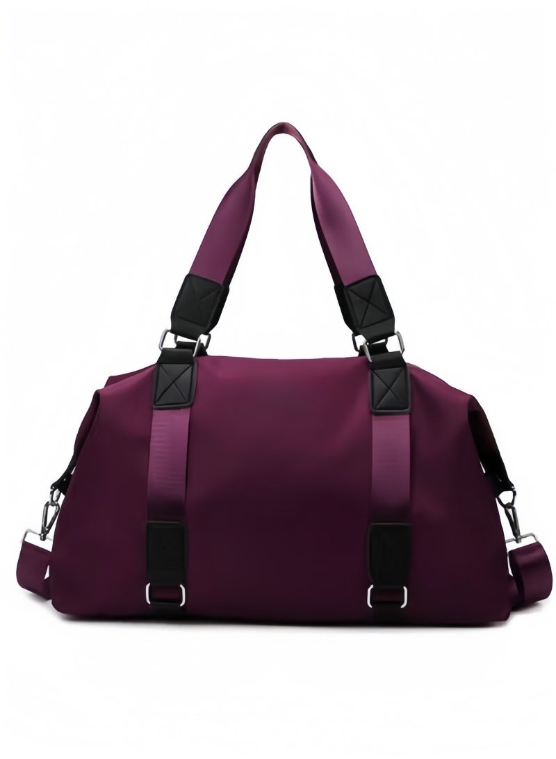 KUYING A  yoga fitness bag hand-held training yoga bag women's wet and dry separation large capacity business trip duffel bag short distance