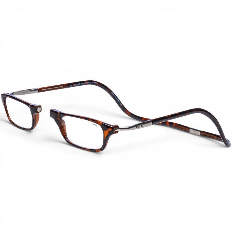 Clic Magnetic Reading Glasses for Men or Women Computer Readers Original Expandable MXL Dark Demi 150 Magnification - Image 2