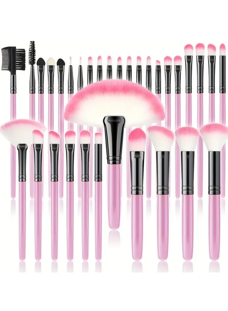 أوريتي 32 قطعة وظيفة كاملة الوجه العين ماكياج فرشاة مجموعة احترافية الأساس أحمر الخدود ظلال العيون مسحوق تميز الحاجب مزج هدية عطلة مثالية لعشاق الجمال - Image 1