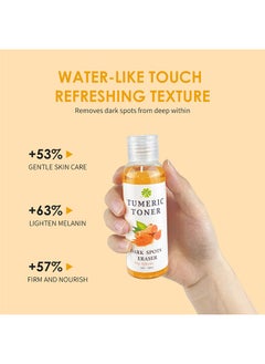 MOOYAM Turmeric Dark Spot Corrector Toner 100ML Facial Toner For Acne Prone Skin Dark Spot Remover For Face Hydrating Face Toner For Women Treatment  - Image 4