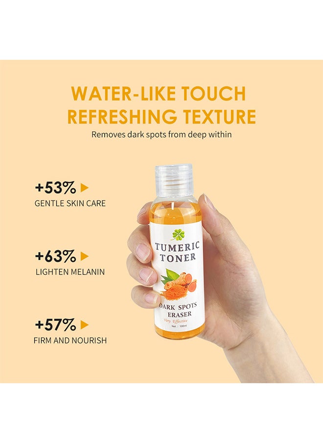 MOOYAM Turmeric Dark Spot Corrector Toner 100ML Facial Toner For Acne Prone Skin Dark Spot Remover For Face Hydrating Face Toner For Women Treatment  - Image 4