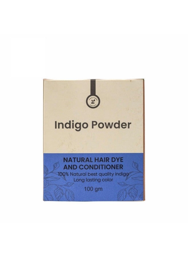 Idika Indigo Powder for Hair - Natural & Herbal Solution for Grey Hair, Chemical-Free Indigo Powder for Natural Hair Coloring, Protects Hair from Damage, Bio Organic, Men & Women, Pack of 1 (100g) - Image 2
