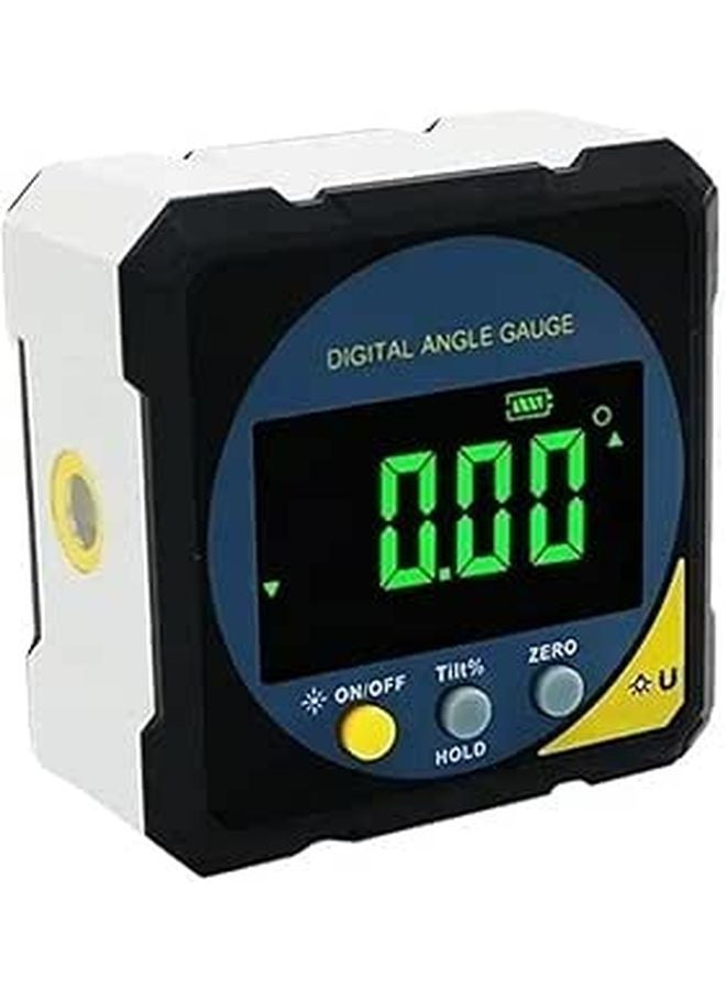 Digital Level Protractor Inclinometer 2 Side Magnetic Angle Meter With 4 Sides Magnets Rechargeable - Image 1