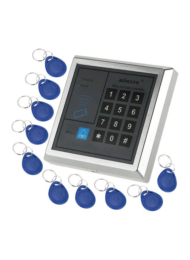 Door Lock Access Control System Silver 11.7x2.1x11.7cm - Image 1