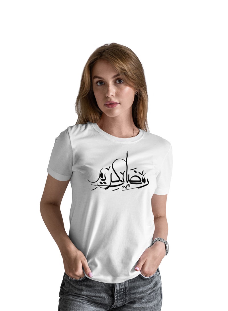 Fashion World Cotton T-shirt Printed with High-quality Ramadan  - Image 1