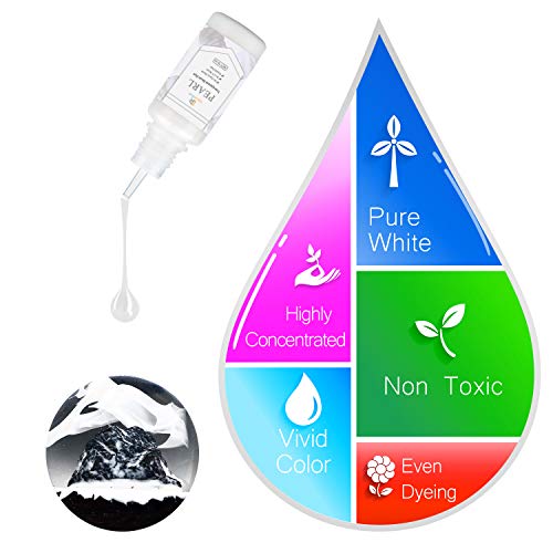 DecorRom White Epoxy Pigment - 4oz Crystal Transparent Epoxy Dye for DIY Resin Art, Jewelry Making - Concentrated UV Resin Colorant for Paint, Tumbler, Craft - 120ml - Image 2
