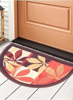 Status Contract Semi Circle/D-Shape Entrance Floor Door Mats Home Decor Non-Slip Carpet for Bathroom, Bedroom, Balcony, Living Room Washable Dirt Trapper, 38 X 58 Cm  - Image 1