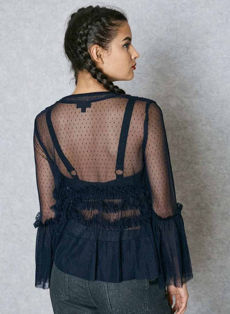 TOPSHOP Sheer Jacket