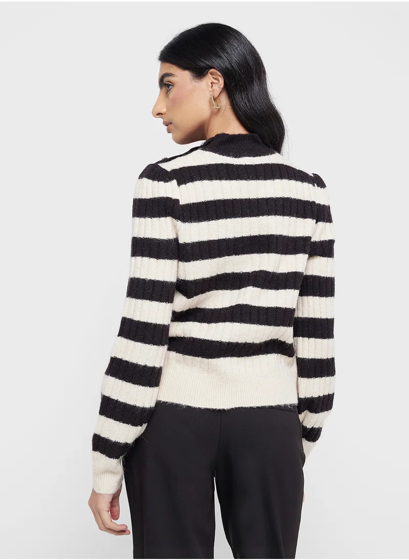 فيرو مودا High Neck Knitted Sweater