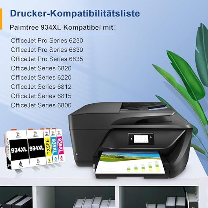 934XL 935XL INK CARTRIDGE REPLACEMENT COMPATIBLE WITH HP OFFICEJET PRO 6230 6830 OFFICEJET 6820 (2 BLACK, 1 CYAN, 1 MAGENTA, 1 YELLOW) - Image 3