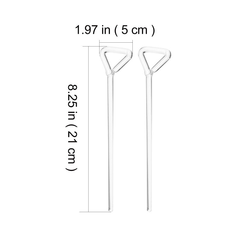2Pcs Borosilicate Glass Cell Spreaders 10cm Lab Rods For Scientific Experiments - Image 3