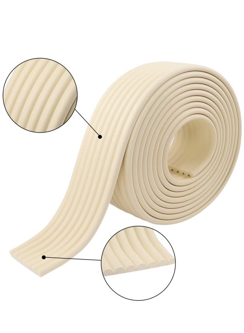 MLADEN شرائط أمان رغوية للأطفال 2 م، شرائط حماية سميكة للغاية لشريط حماية حافة حافة الزاوية حواف الأمان حواف حافة الأثاث، شريط رغوي مضاد للتصادم للأطفال، شريط رغوي لركن حائط الطاولة مع شريط مزدوج الجانب (رمادي، 1 قطعة) - Image 4