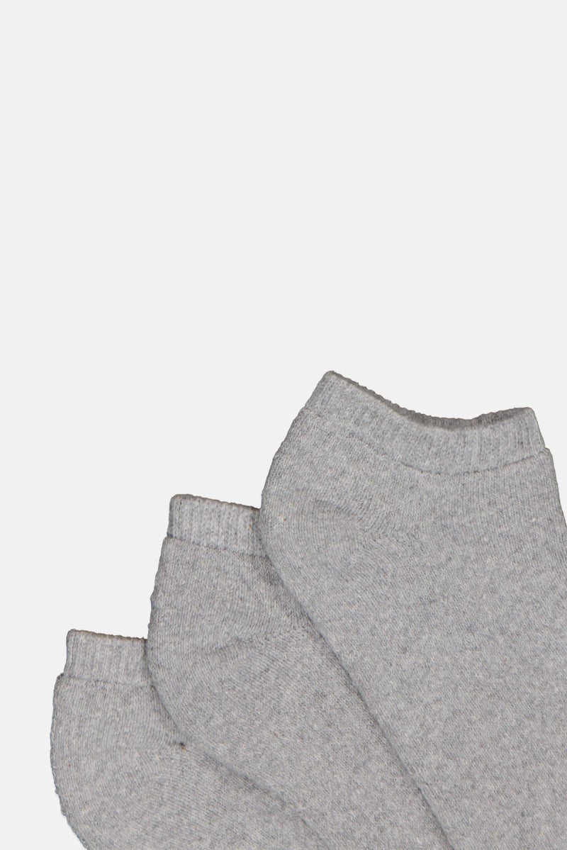 Wilson Men 8 Pairs Brand Logo Crew Socks, Grey - Image 3