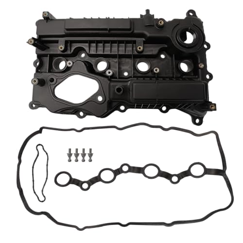 JAVOUKA 224002GGB0 Engine Valve Cover Fit for Hyundai Santa Fe 19-20 for Santa 15-19 for Tucson 15-18 for Kia Optima 16-20 for Sorento 15-20 2.0L 2.4L 224002GGB0 Valve Cover OE 224002GGB0 224102GGA1 - Image 1