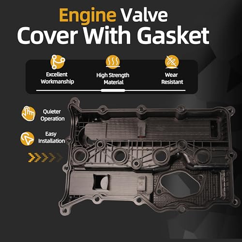 JAVOUKA 224002GGB0 Engine Valve Cover Fit for Hyundai Santa Fe 19-20 for Santa 15-19 for Tucson 15-18 for Kia Optima 16-20 for Sorento 15-20 2.0L 2.4L 224002GGB0 Valve Cover OE 224002GGB0 224102GGA1 - Image 4
