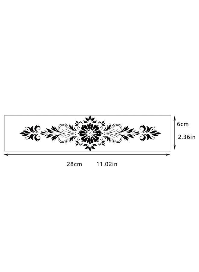 Glaryyears Armband Temporary Tattoo - Pack of 18 Super Long Realistic Boho Polynesian Maori Fake Tattoos Wrist Ankle Geometric Tribal Totems - Image 4