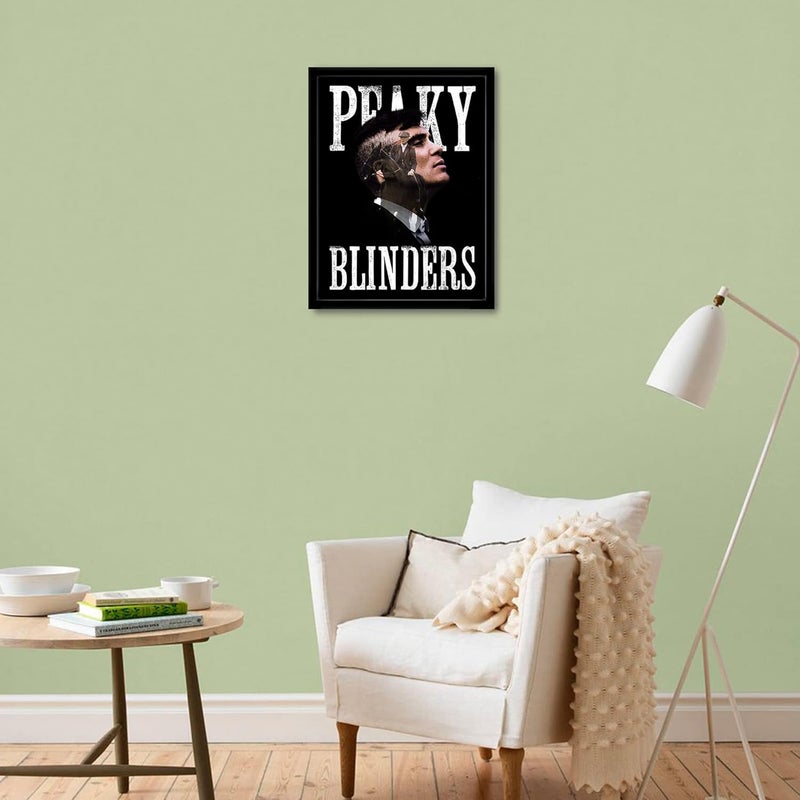 Craftolive Thomas Shelby Peaky Blinders Framed Poster for Wall Decor Room Decor Home Decor Gift Wall Frame - Image 2