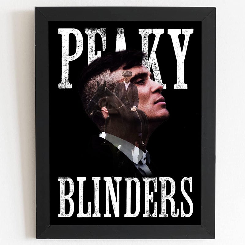 Craftolive Thomas Shelby Peaky Blinders Framed Poster for Wall Decor Room Decor Home Decor Gift Wall Frame - Image 1