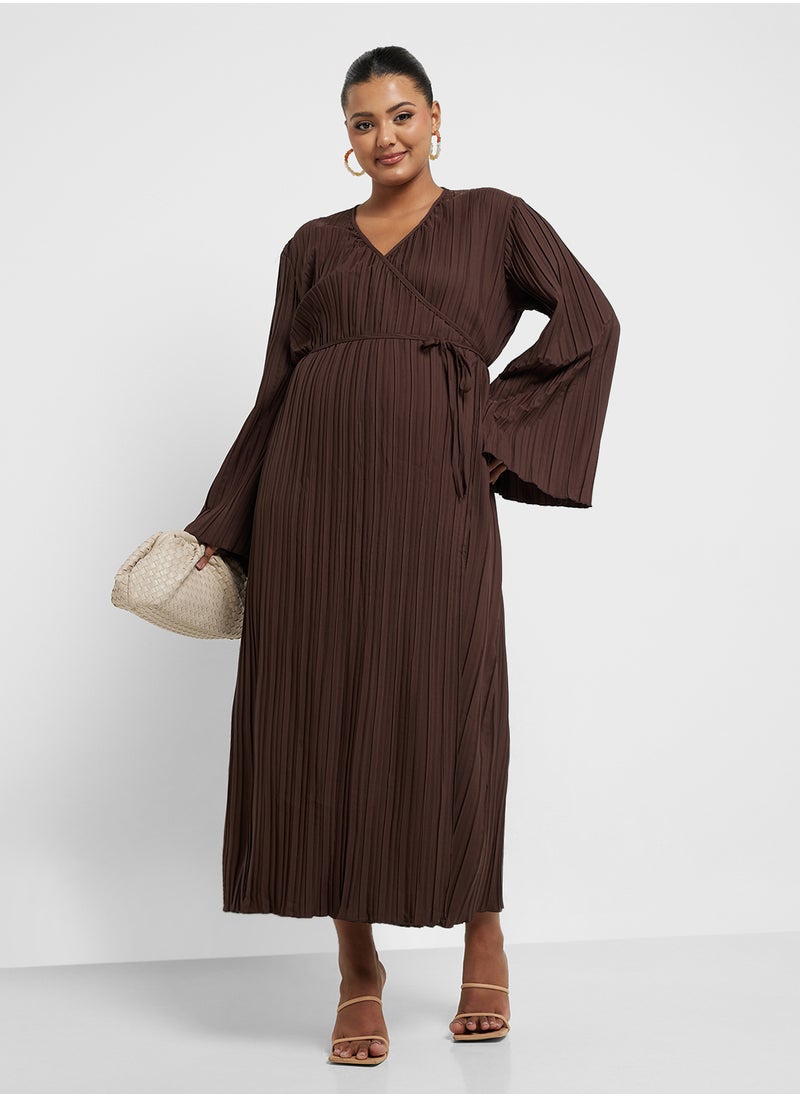 Ella Plus Crinkle Textured Shift Dress  - Image 1