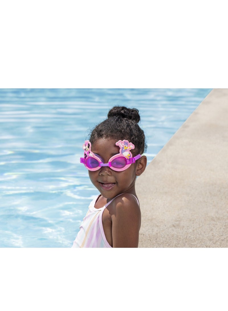 بست واي Bestway Pink Minnie Mouse Swimming Goggles Bestway - No: 9102T  - Image 3