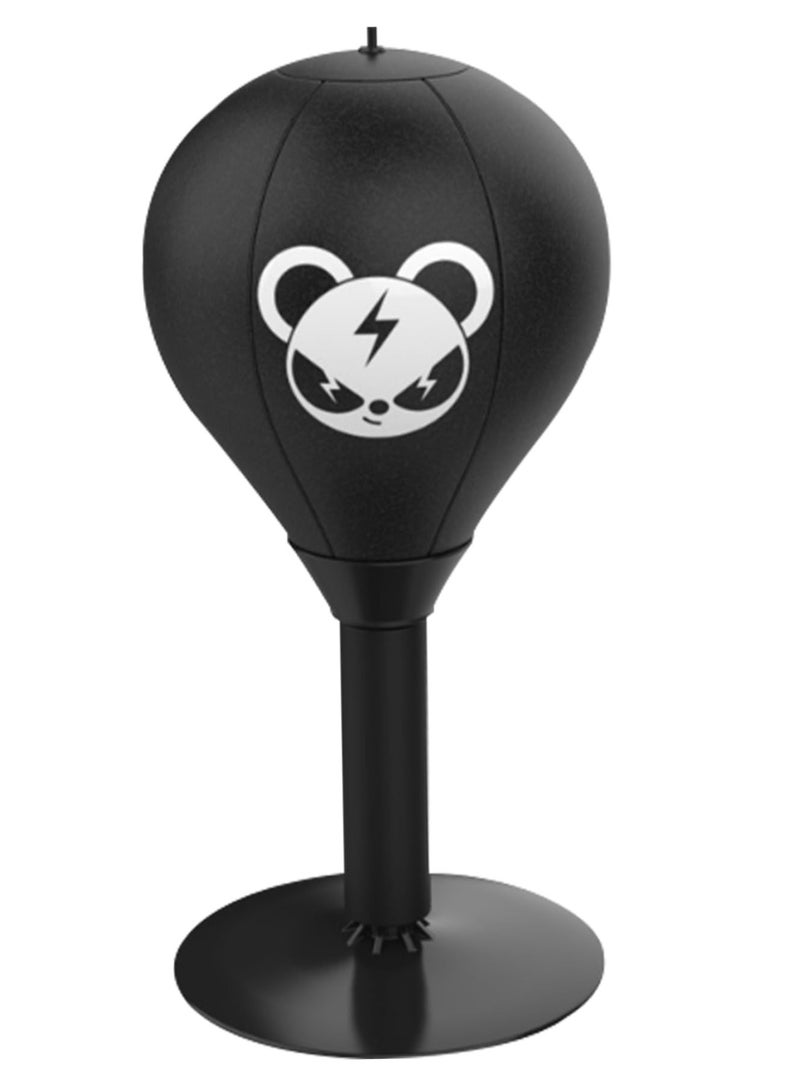 SYOSI Desktop Punching Bag 15.6x7in Stress Buster Heavy Duty Stress Relief Ball Desk Boxing Punch Ball Suction Cup Reflex Strain and Tension Toys Funny Gag Toys for Kids Coworkers and Friends - Image 1