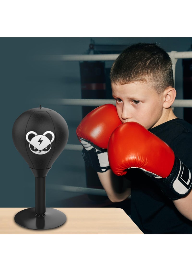 SYOSI Desktop Punching Bag 15.6x7in Stress Buster Heavy Duty Stress Relief Ball Desk Boxing Punch Ball Suction Cup Reflex Strain and Tension Toys Funny Gag Toys for Kids Coworkers and Friends - Image 5