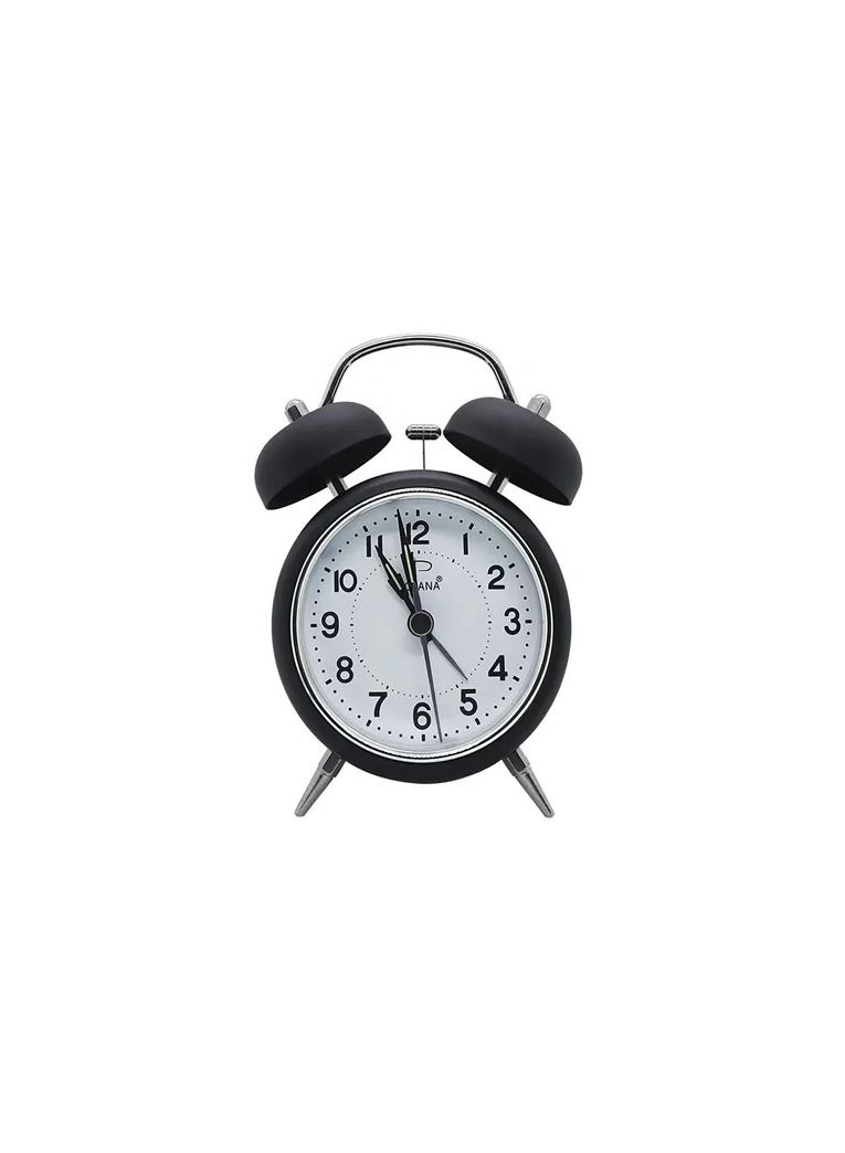 Dojana Silent Steel Alarm Clock with Twin Bell - Image 3