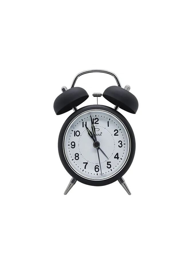 Dojana Silent Steel Alarm Clock with Twin Bell - Image 2